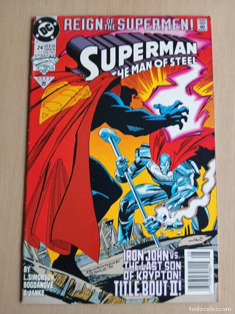 C&oacute;mics: Superman the man of steel#24 estado muy bueno Louise Simonson