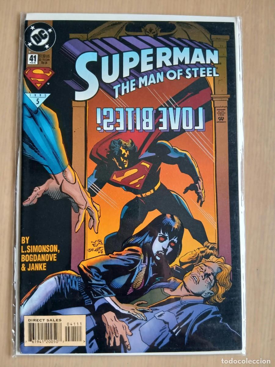 C&oacute;mics: Superman the man of steel#41 estado muy bueno Louise Simonson