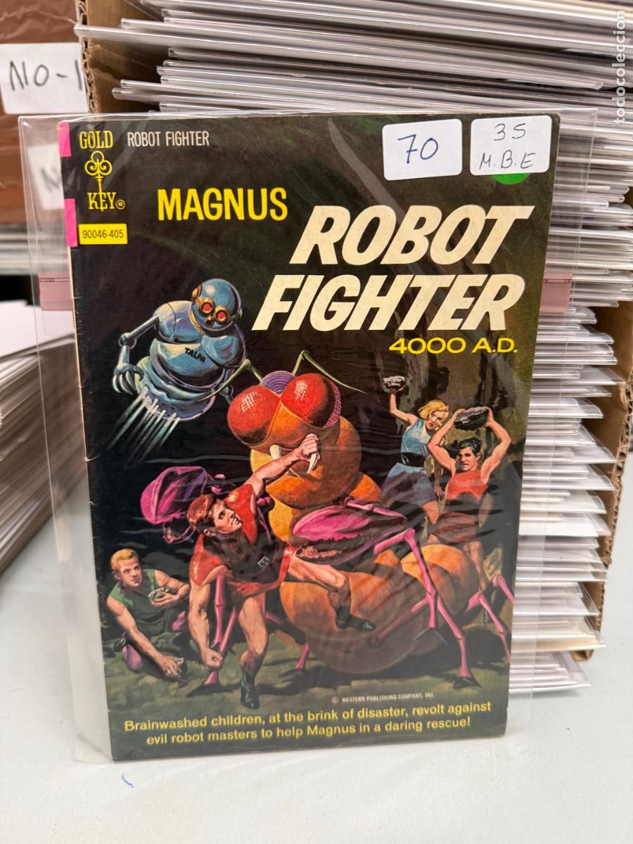 C&oacute;mics: MAGNUS ROBOT FIGHTER 4000 A.D. NUMERO 35 EN INGLES