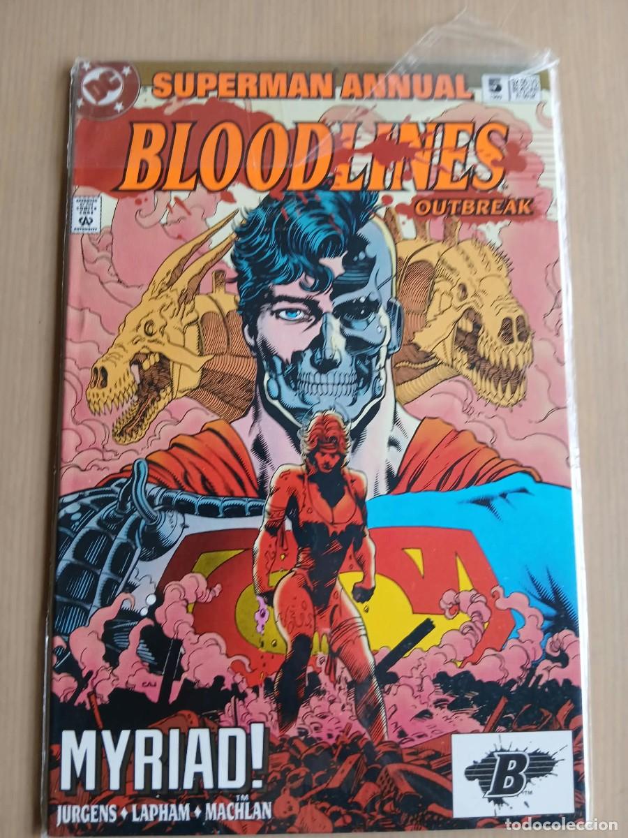 C&oacute;mics: Superman Annual#5 Bloodlines estado muy bueno Dan Jurgens historia
