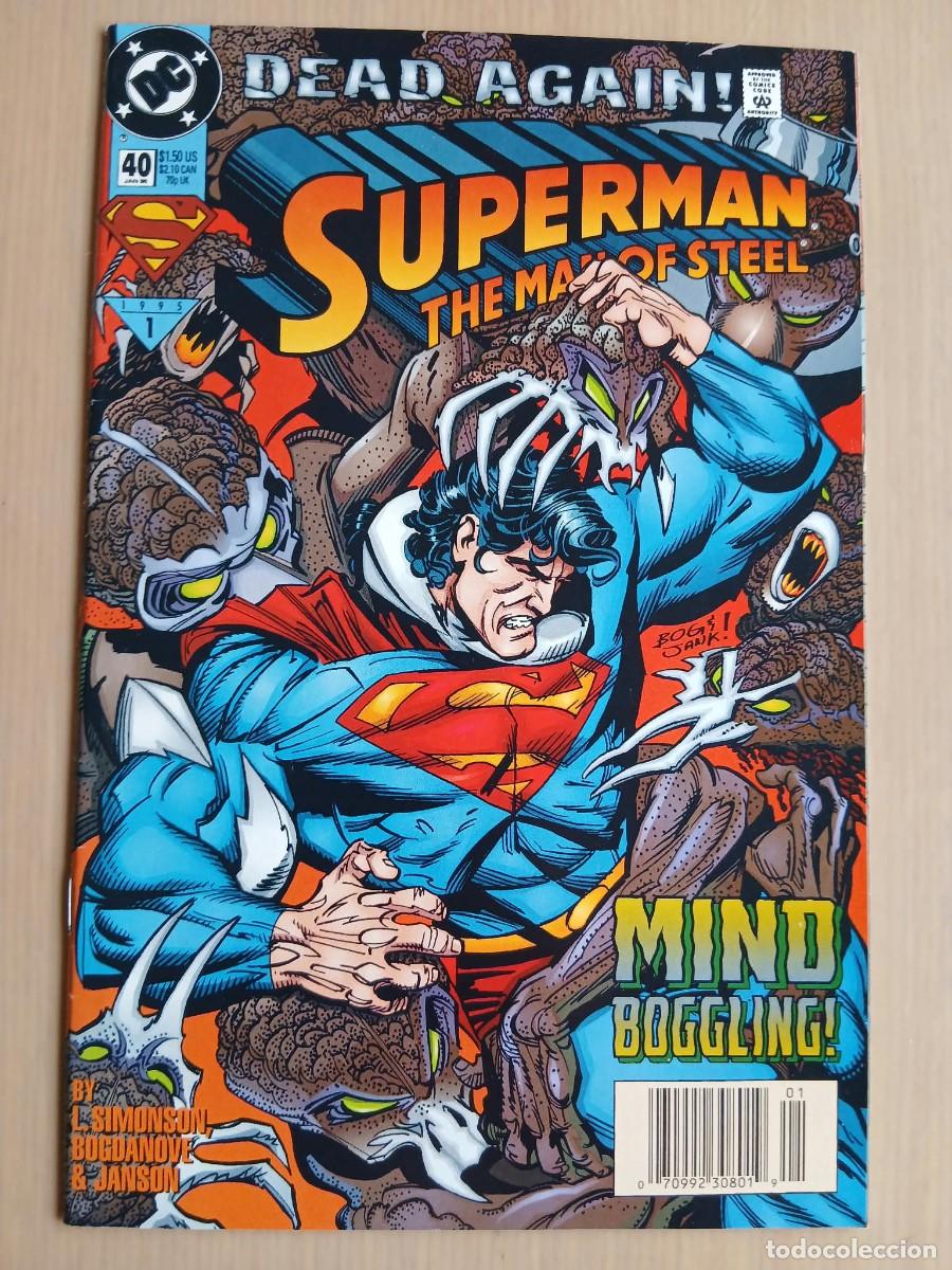 C&oacute;mics: Supermanthe man of steel#40 estado muy bueno Louise Simonson Guion