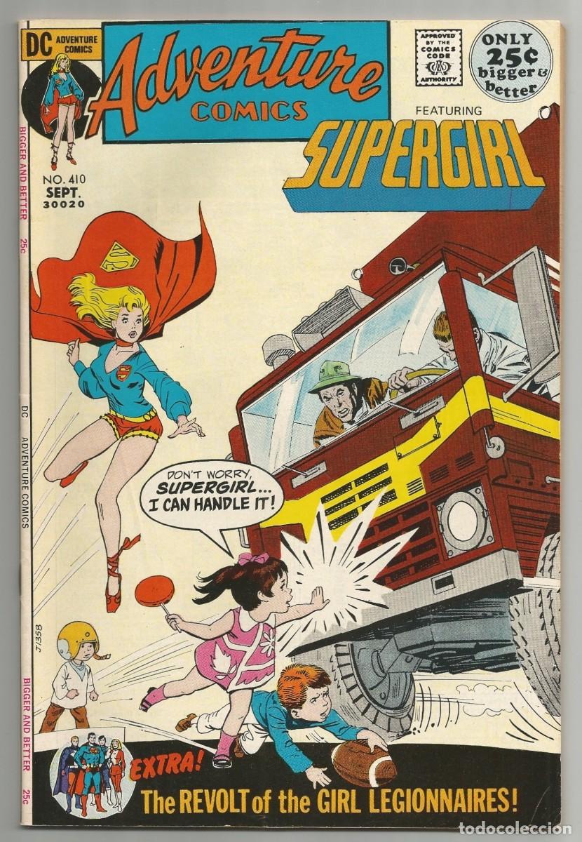 C&oacute;mics: ADVENTURE COMICS #410 VF, SUPERGIRL DC COMICS 1971