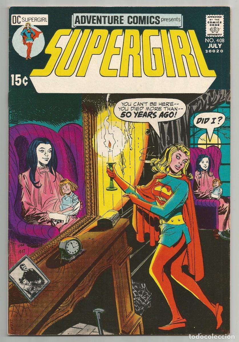 C&oacute;mics: ADVENTURE COMICS #408 VF, SUPERGIRL DC COMICS 1971