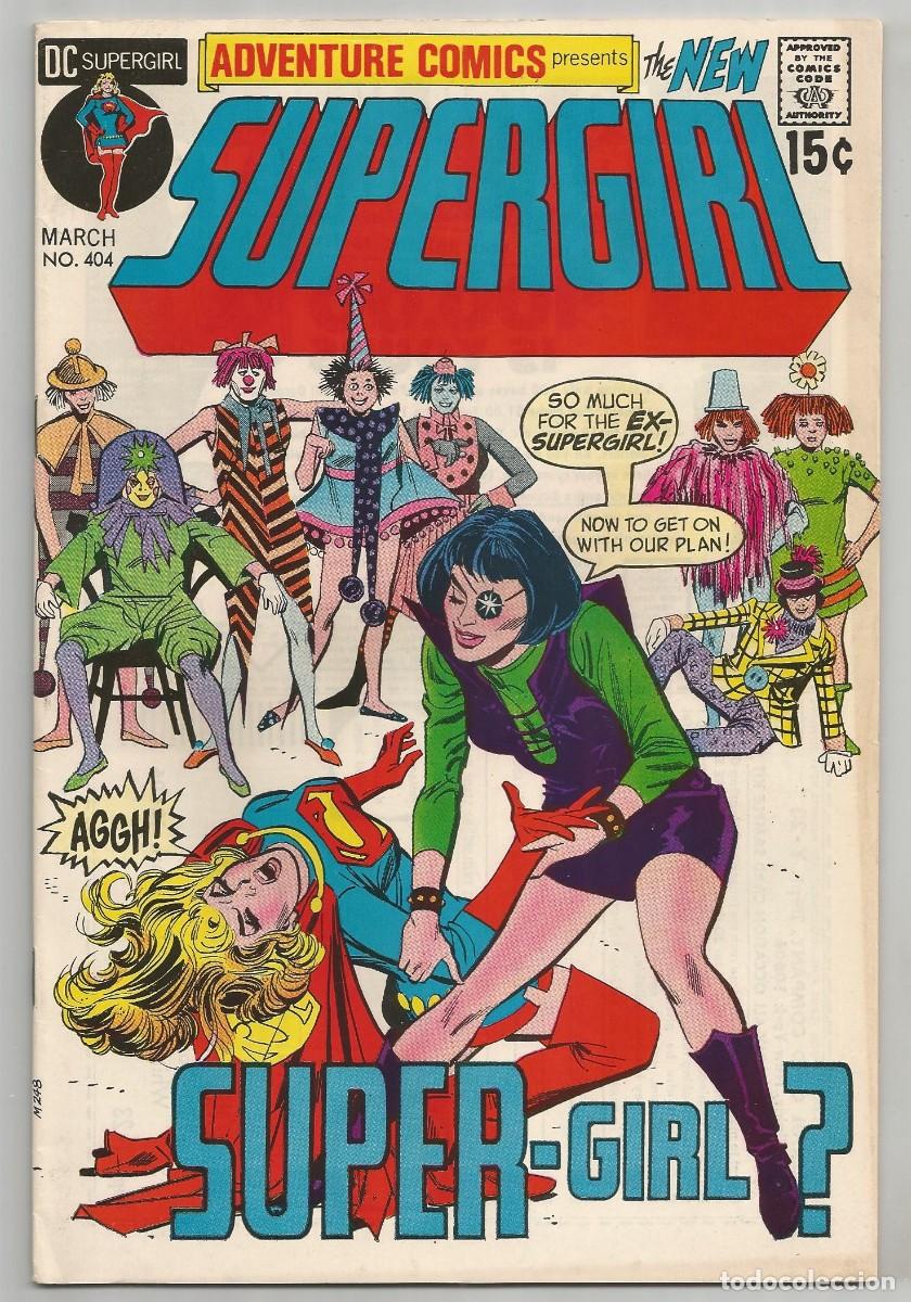 C&oacute;mics: ADVENTURE COMICS #404 VF, SUPERGIRL DC COMICS 1971