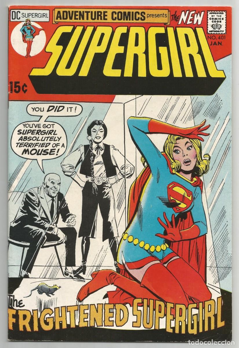 C&oacute;mics: ADVENTURE COMICS #401 VF, SUPERGIRL DC COMICS 1971