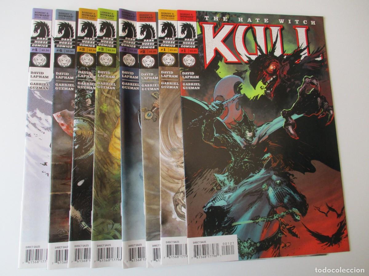 C&oacute;mics: KULL: The Hate Witch Complete Mini-Series #1-4 + 4 VARIANTES ( 1-4 )/ Dark Horse 2010 / High Grades
