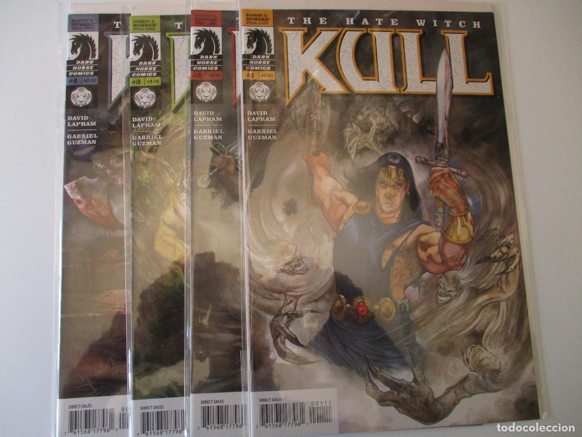 C&oacute;mics: Juego de c&oacute;mics Kull The Hate Witch 1-2-3-4 lote A Robert E Howards Barbarian King REH