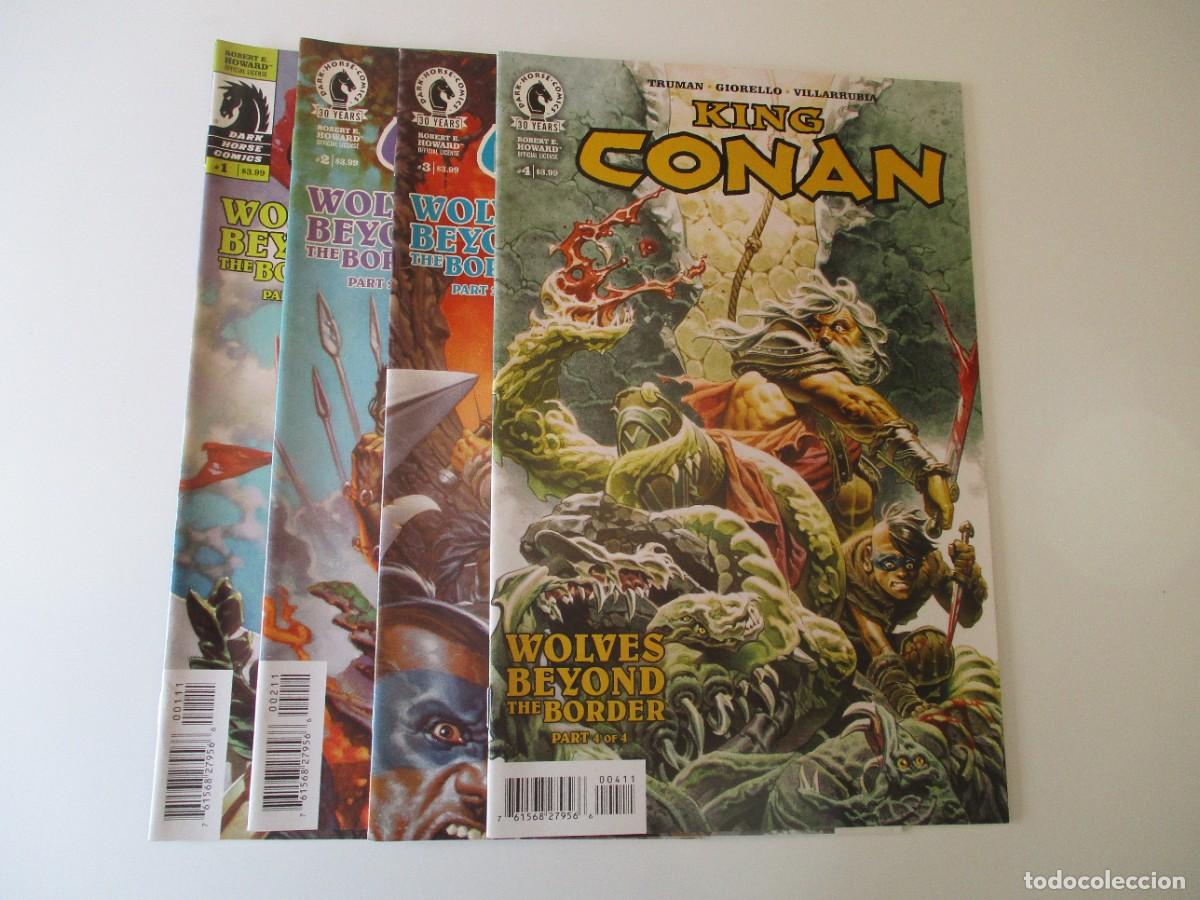 C&oacute;mics: King Conan Wolves beyond the Border Comic Set 1-2-3-4 Lot Robert E Howard