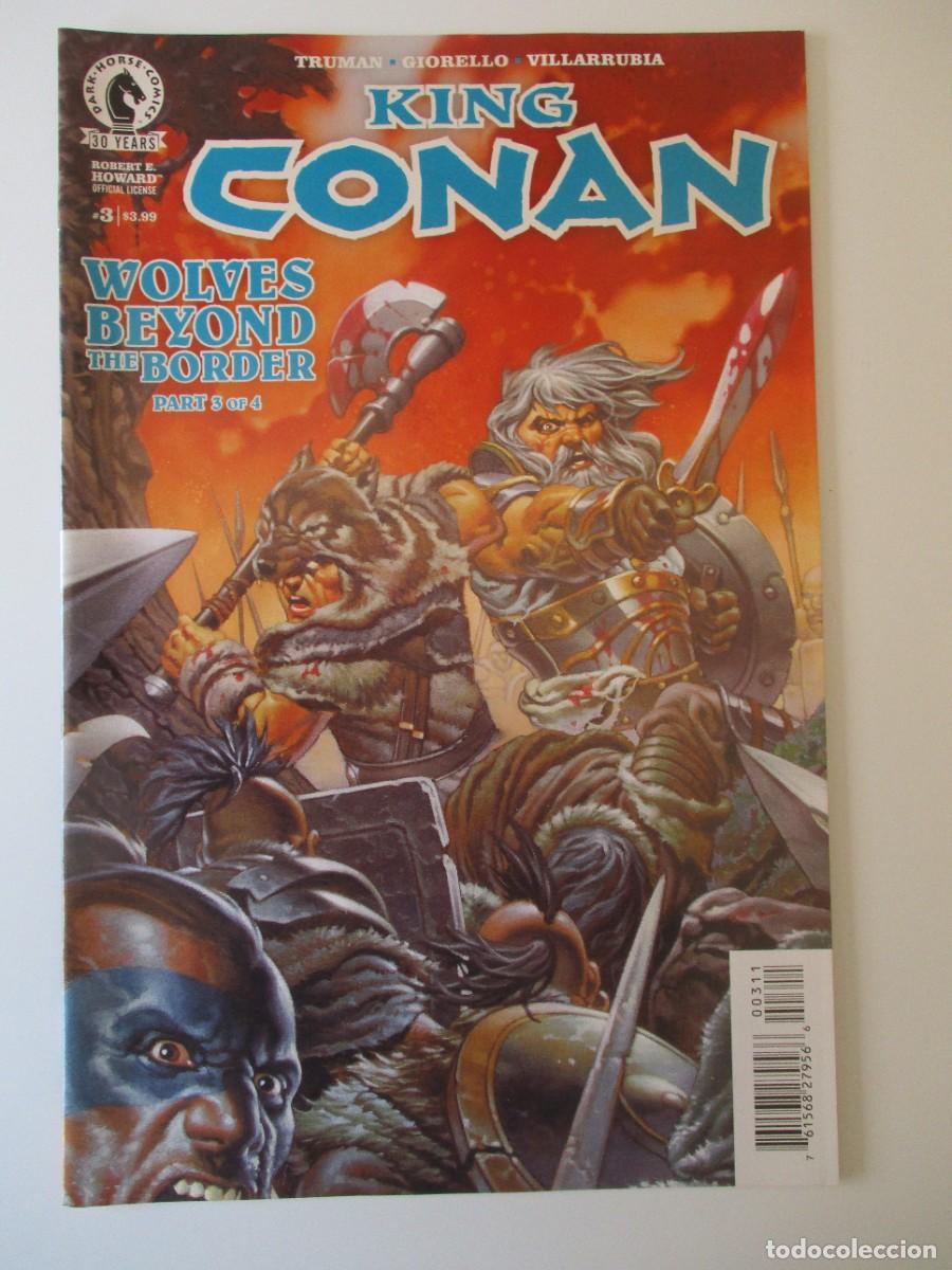 C&oacute;mics: King Conan Wolves beyond the Border Comic Set 1-2-3-4 Lot Robert E Howard - Foto 3