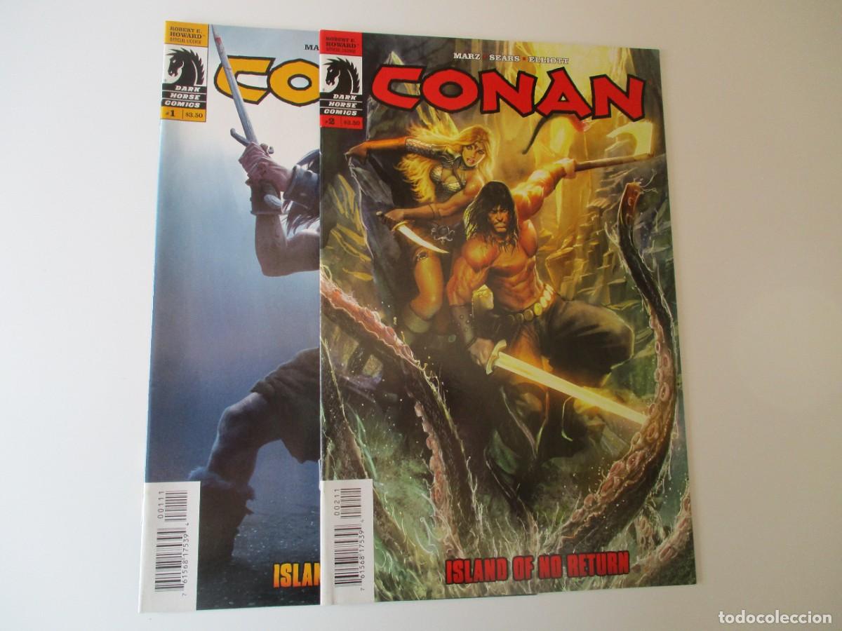 C&oacute;mics: Dark Horse CONAN: ISLAND OF NO RETURN (2011) #1-2 Completo Ron Marz /cNUEVO