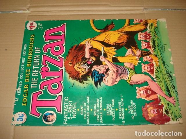 C&oacute;mics: Limited collector&acute;s edition C-29:The return of Tarzan, DC, 1974, rozaduras. Caja DA