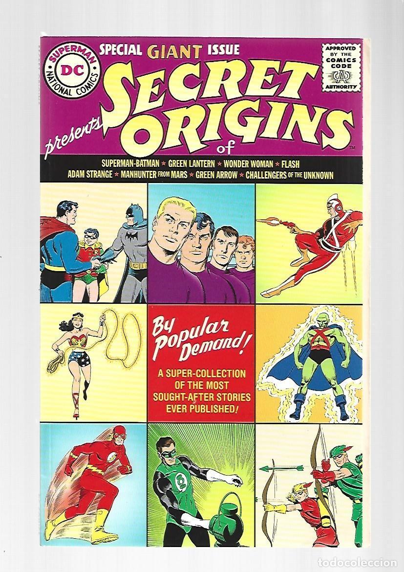 C&oacute;mics: Secrets origins, 1998, DC, muy buen estado. Caja DA