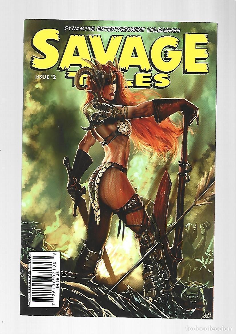 C&oacute;mics: Savage Tales, 2, 2007, Red Sonja, Dynamite, muy buen estado. Caja DA