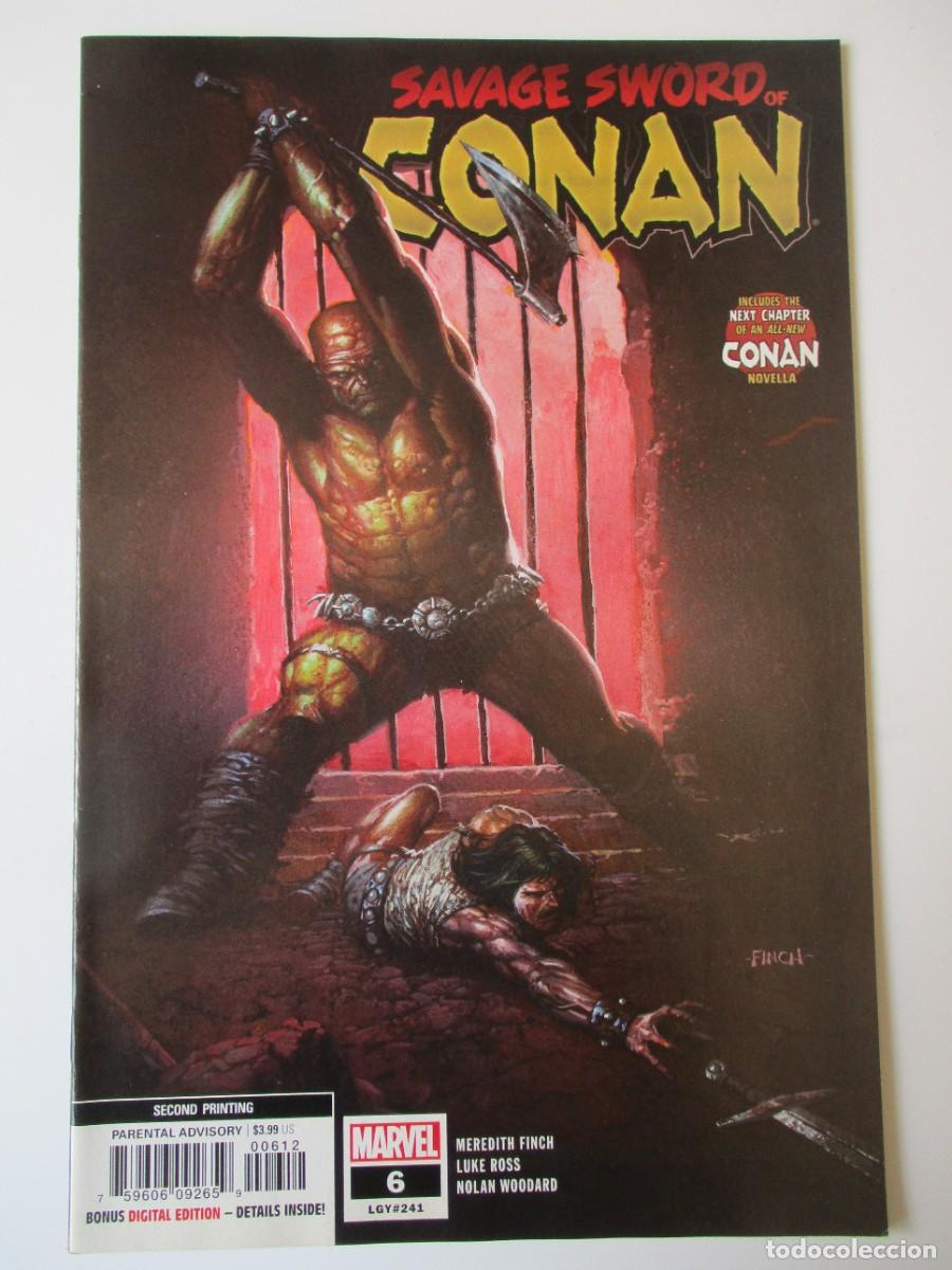 C&oacute;mics: Savage Sword of Conan # 6 (2019, Marvel) 2&ordf; impresi&oacute;n
