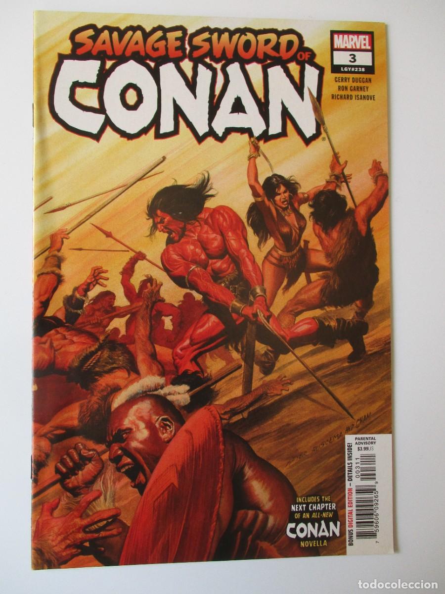 C&oacute;mics: C&oacute;mics de Marvel Savage Sword of Conan #3 2019 casi nuevo