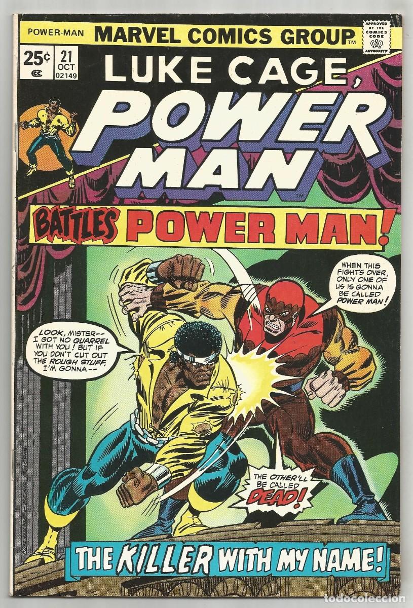 C&oacute;mics: LUKE CAGE, POWER MAN (1972) #21 VF, MARVEL COMICS 1974
