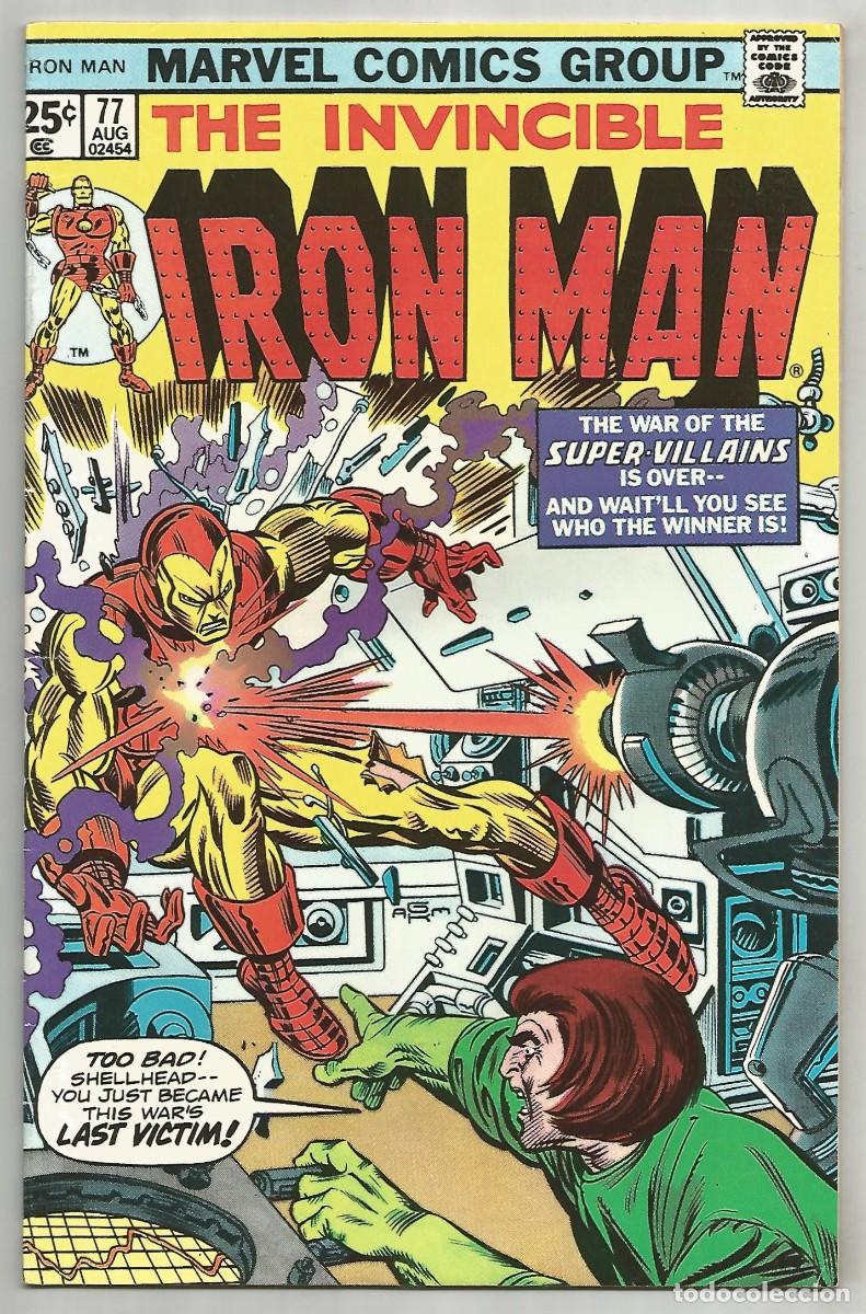 C&oacute;mics: IRON MAN (1968 1st Series) #77 VF, MARVEL COMICS 1975