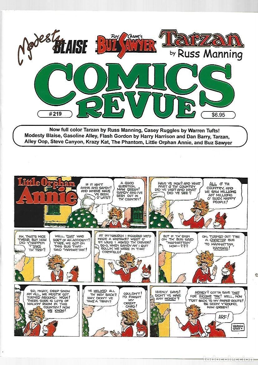 C&oacute;mics: Comics Revue, 219, 2004, Manuscript Press, muy buen estado. Caja DA