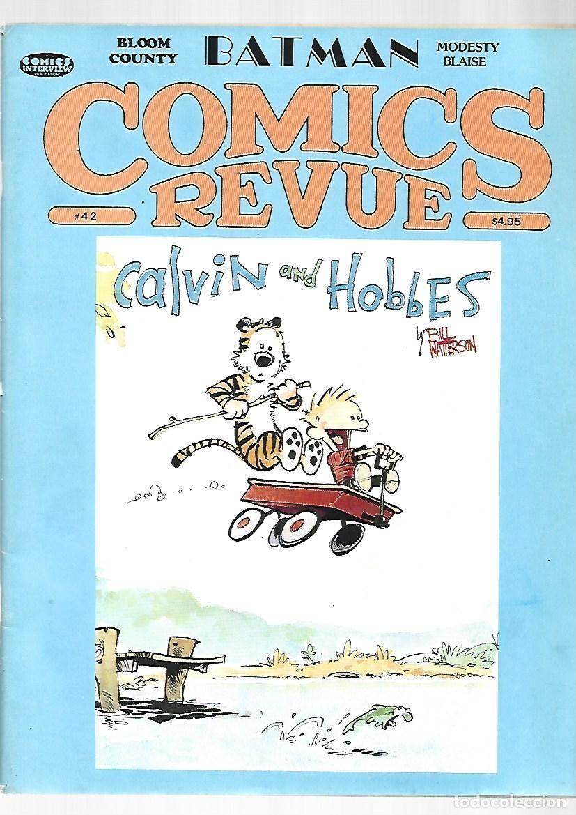 C&oacute;mics: Comics Revue, 42, 1990, Fictioneer Books, buen estado. Batman