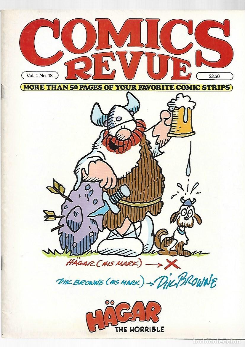 C&oacute;mics: Comics Revue, 18, 1987, Manuscript Press, buen estado. Spiderman