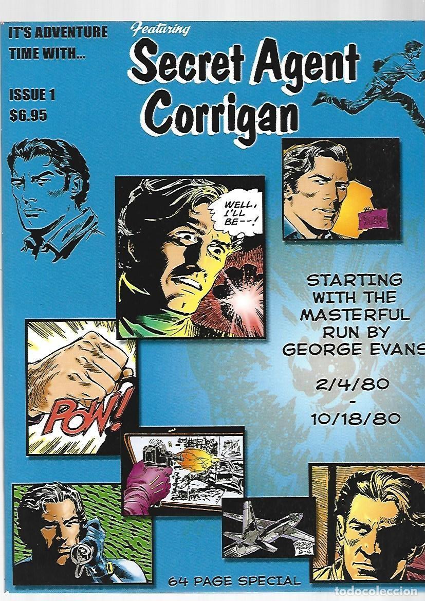 C&oacute;mics: Secret agent Corrigan, 1, 2003, it&acute;s adventure time whit, muy buen estado. Caja DA