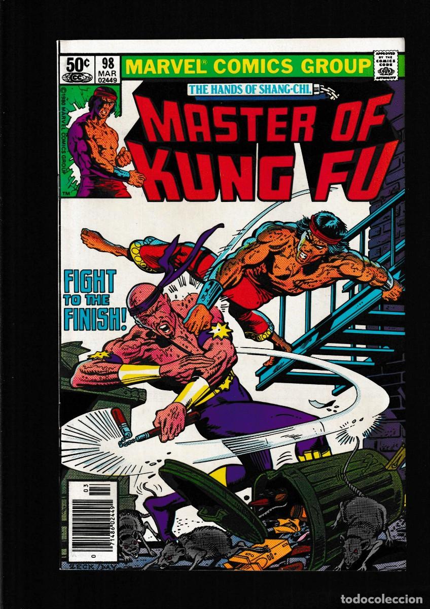 C&oacute;mics: SHANG CHI MASTER OF KUNG FU 98 - MARVEL 1981 VFN/NM / DOUG MOENCH & MIKE ZECK