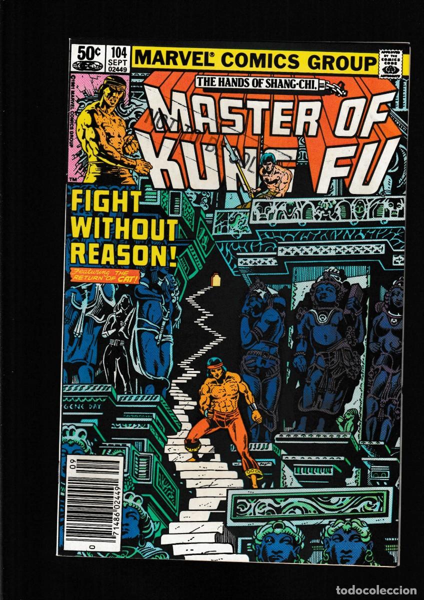 C&oacute;mics: SHANG CHI MASTER OF KUNG FU 104 - MARVEL 1981 FN/VFN
