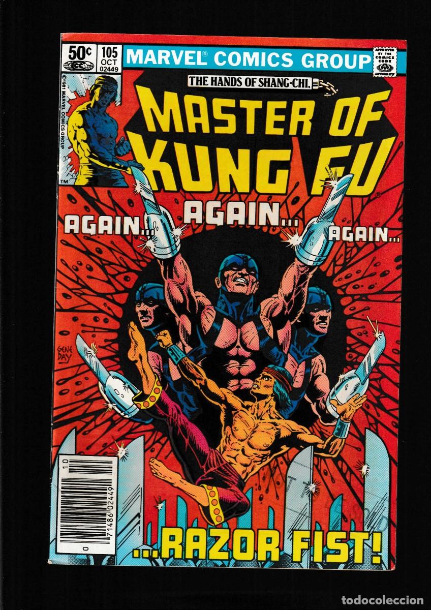 C&oacute;mics: SHANG CHI MASTER OF KUNG FU 105 - MARVEL 1981 VFN