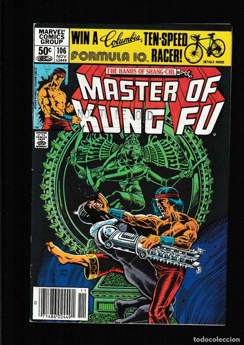 C&oacute;mics: SHANG CHI MASTER OF KUNG FU 106 - MARVEL 1981 FN/VFN