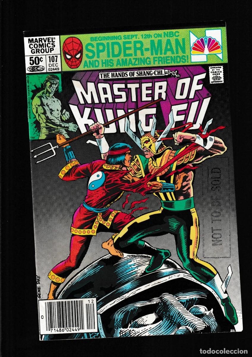 C&oacute;mics: SHANG CHI MASTER OF KUNG FU 107 - MARVEL 1981 FN/VFN
