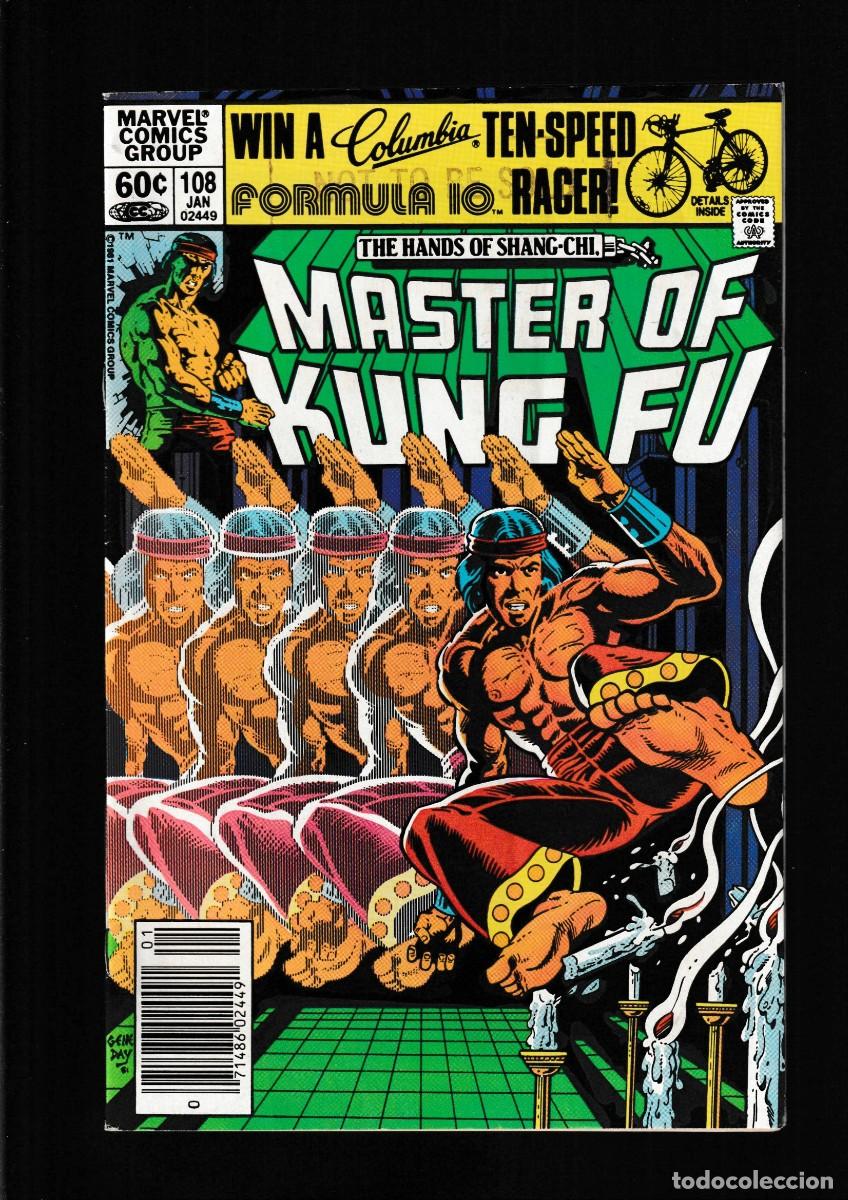 C&oacute;mics: SHANG CHI MASTER OF KUNG FU 108 - MARVEL 1982 FN/VFN