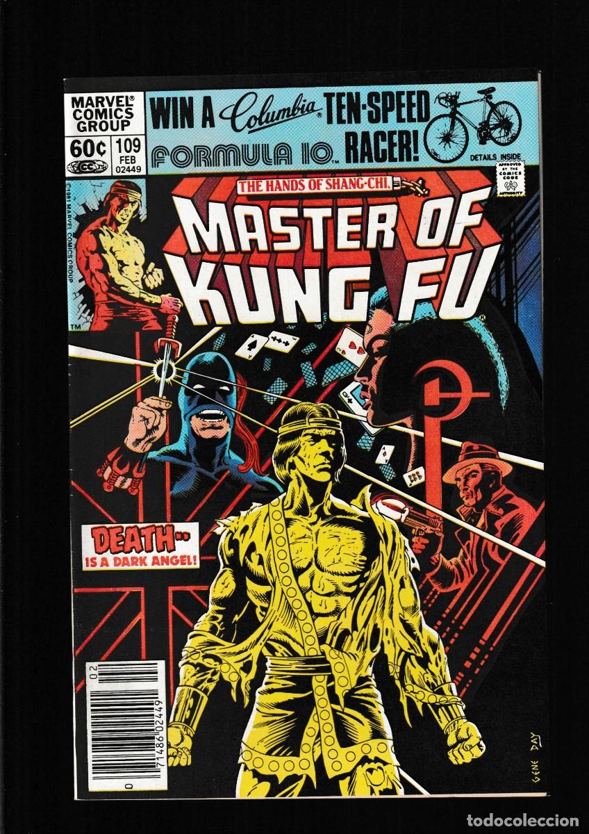 C&oacute;mics: SHANG CHI MASTER OF KUNG FU 109 - MARVEL 1982 VFN/NM