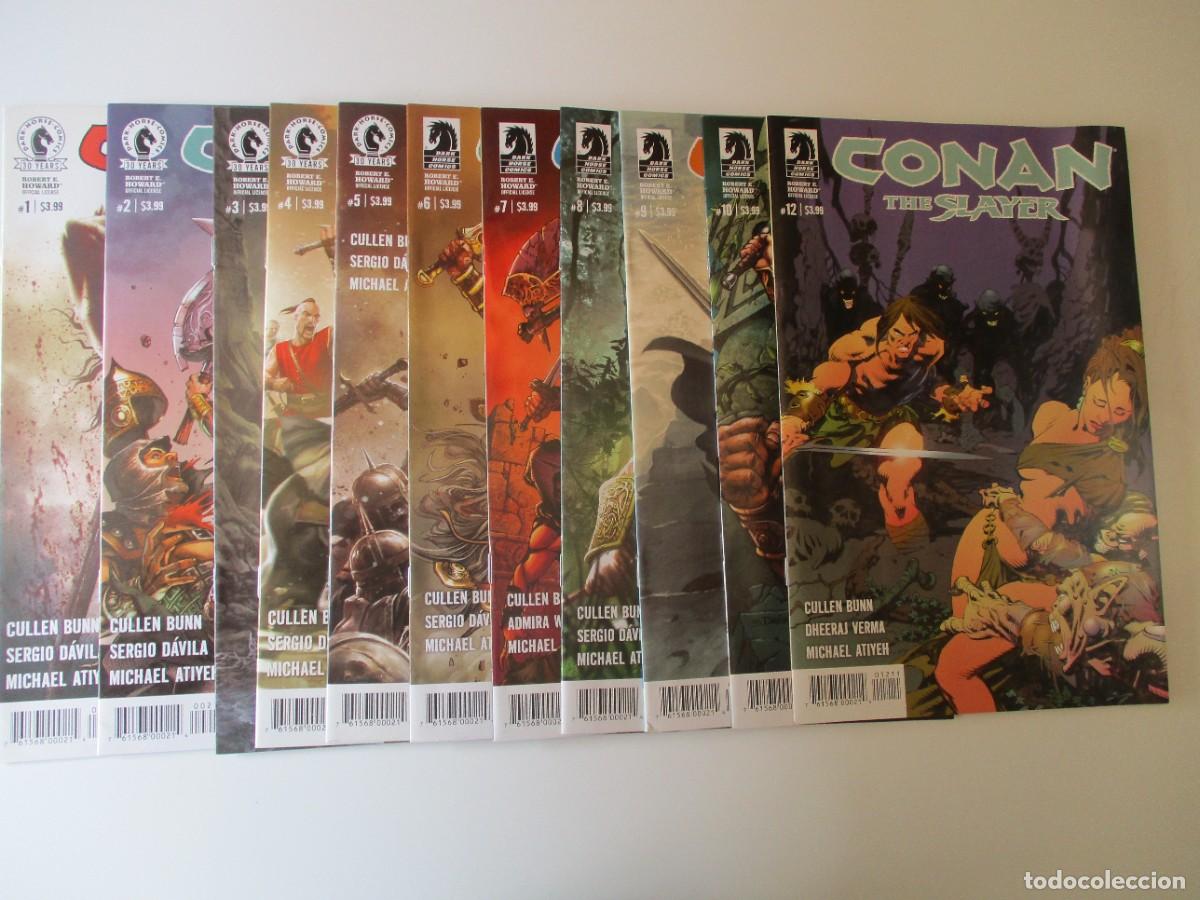 C&oacute;mics: Conan the Slayer #1-10 / 12 Set 1er Cullen Bunn Dark Horse Lote de C&oacute;mics