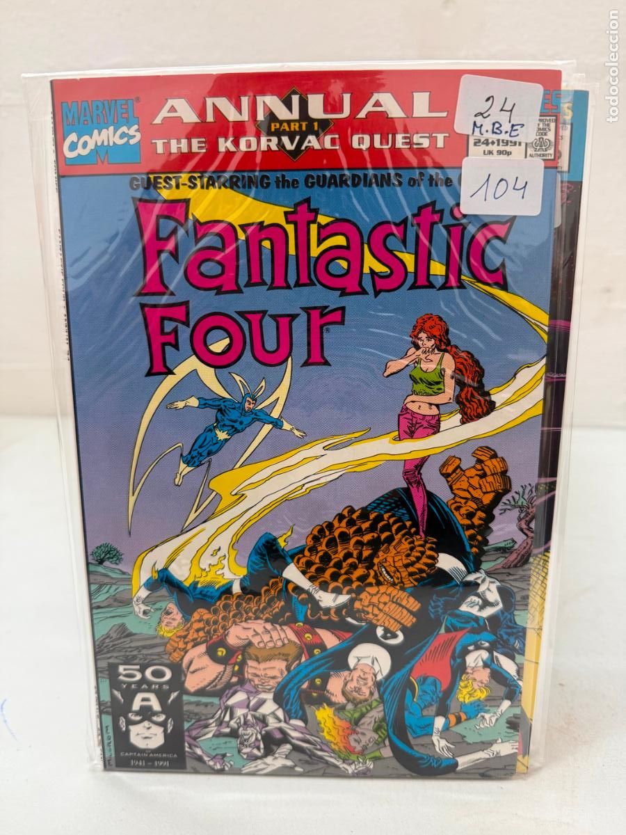 C&oacute;mics: FANTASTIC FOUR ANNUAL NUMERO 24 EN INGLES