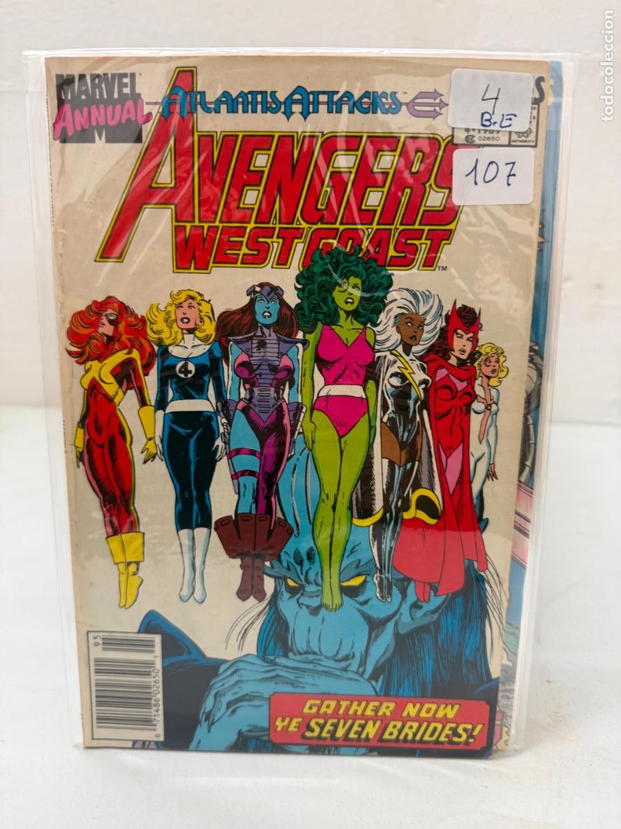 C&oacute;mics: AVENGERS WEST COAST ANNUAL NUMERO 4 EN INGLES