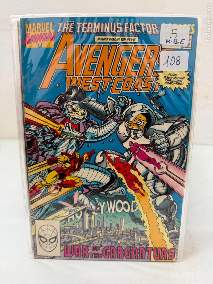 C&oacute;mics: AVENGERS WEST COAST ANNUAL NUMERO 5 EN INGLES