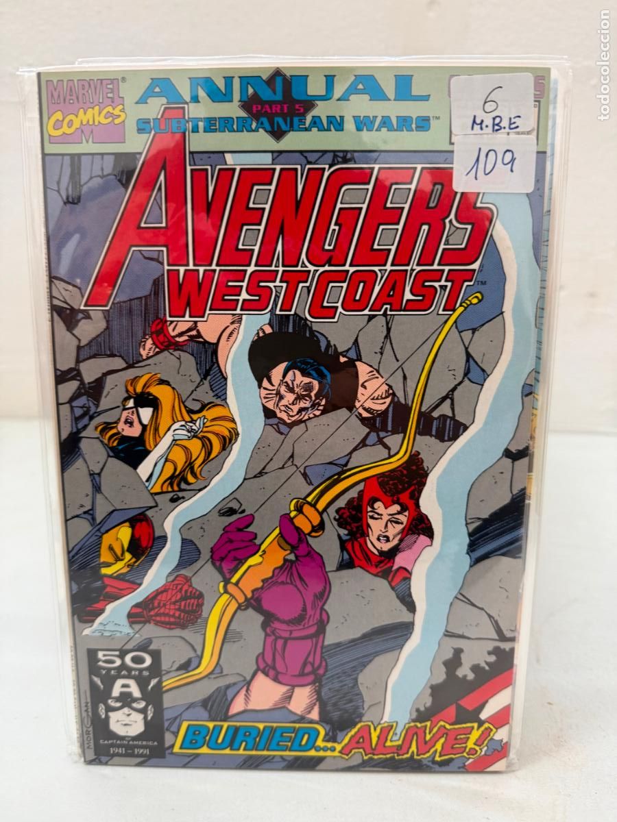 C&oacute;mics: AVENGERS WEST COAST ANNUAL NUMERO 6 EN INGLES