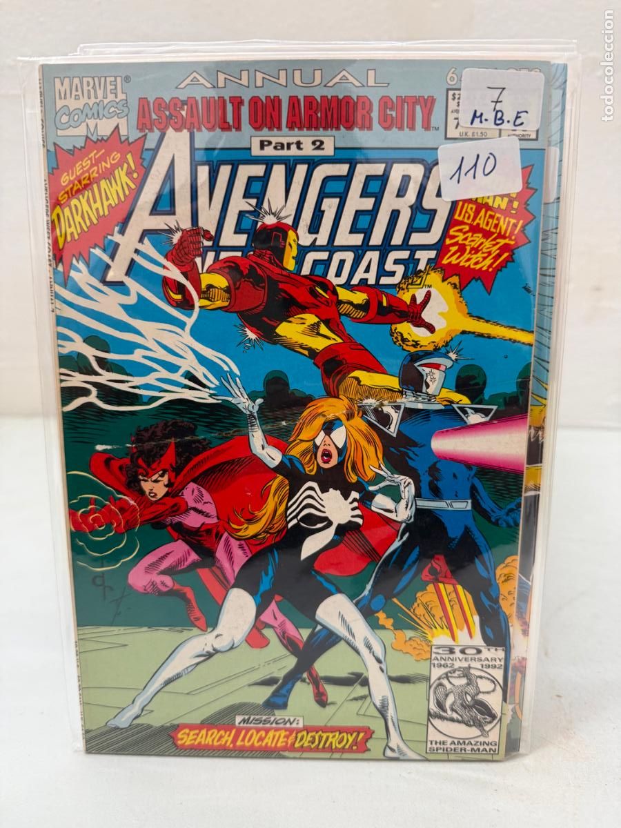 C&oacute;mics: AVENGERS WEST COAST ANNUAL NUMERO 7 EN INGLES