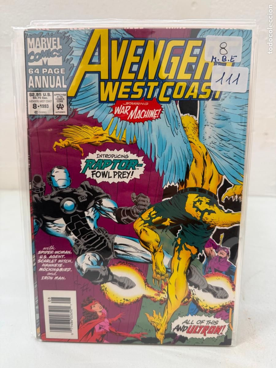 C&oacute;mics: AVENGERS WEST COAST ANNUAL NUMERO 8 EN INGLES