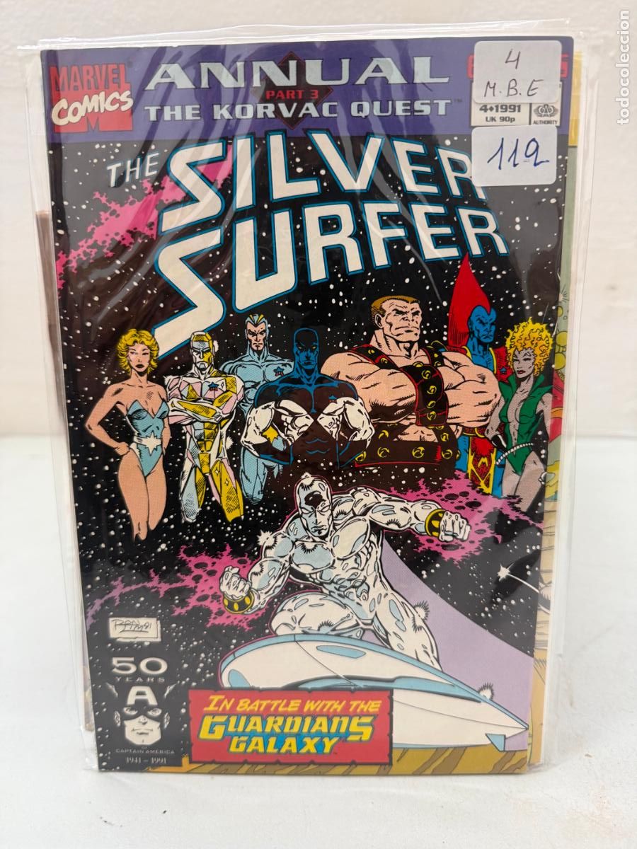 C&oacute;mics: SILVER SURFER ANNUAL NUMERO 4 EN INGLES