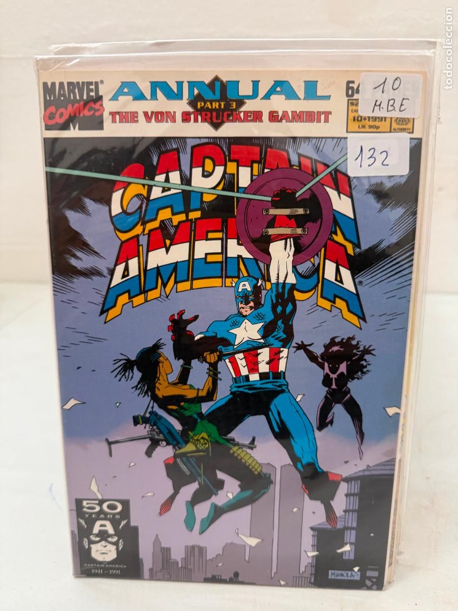 C&oacute;mics: CAPTAIN AMERICA ANNUAL NUMERO 10 EN INGLES