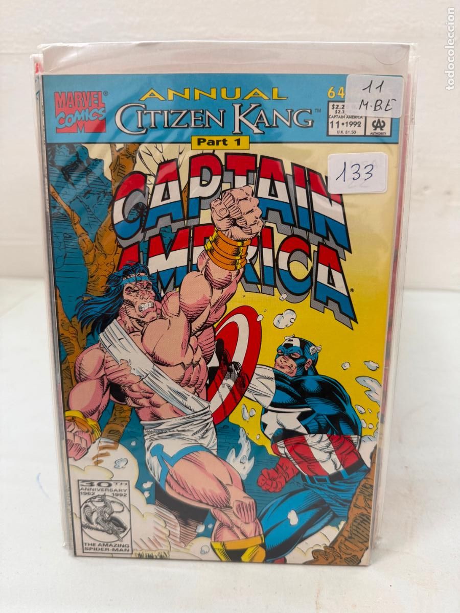 C&oacute;mics: CAPTAIN AMERICA ANNUAL NUMERO 11 EN INGLES