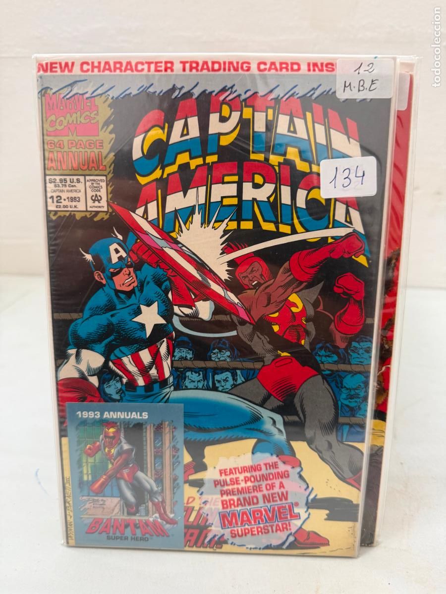 C&oacute;mics: CAPTAIN AMERICA ANNUAL NUMERO 12 EN INGLES