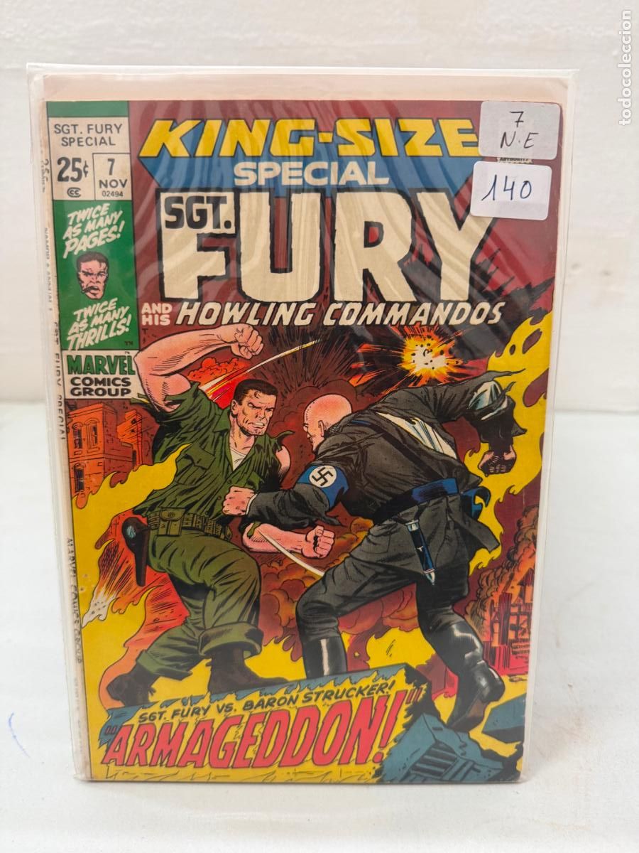 C&oacute;mics: SGT. FURY AND HIS HOWLING COMMANDOS ANNUAL NUMERO 7 EN INGLES