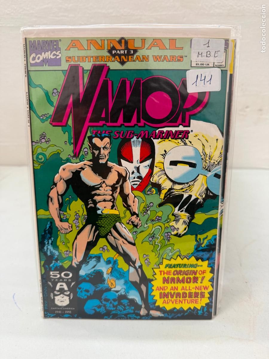 C&oacute;mics: NAMOR THE SUB-MARINER ANNUAL NUMERO 1 EN INGLES