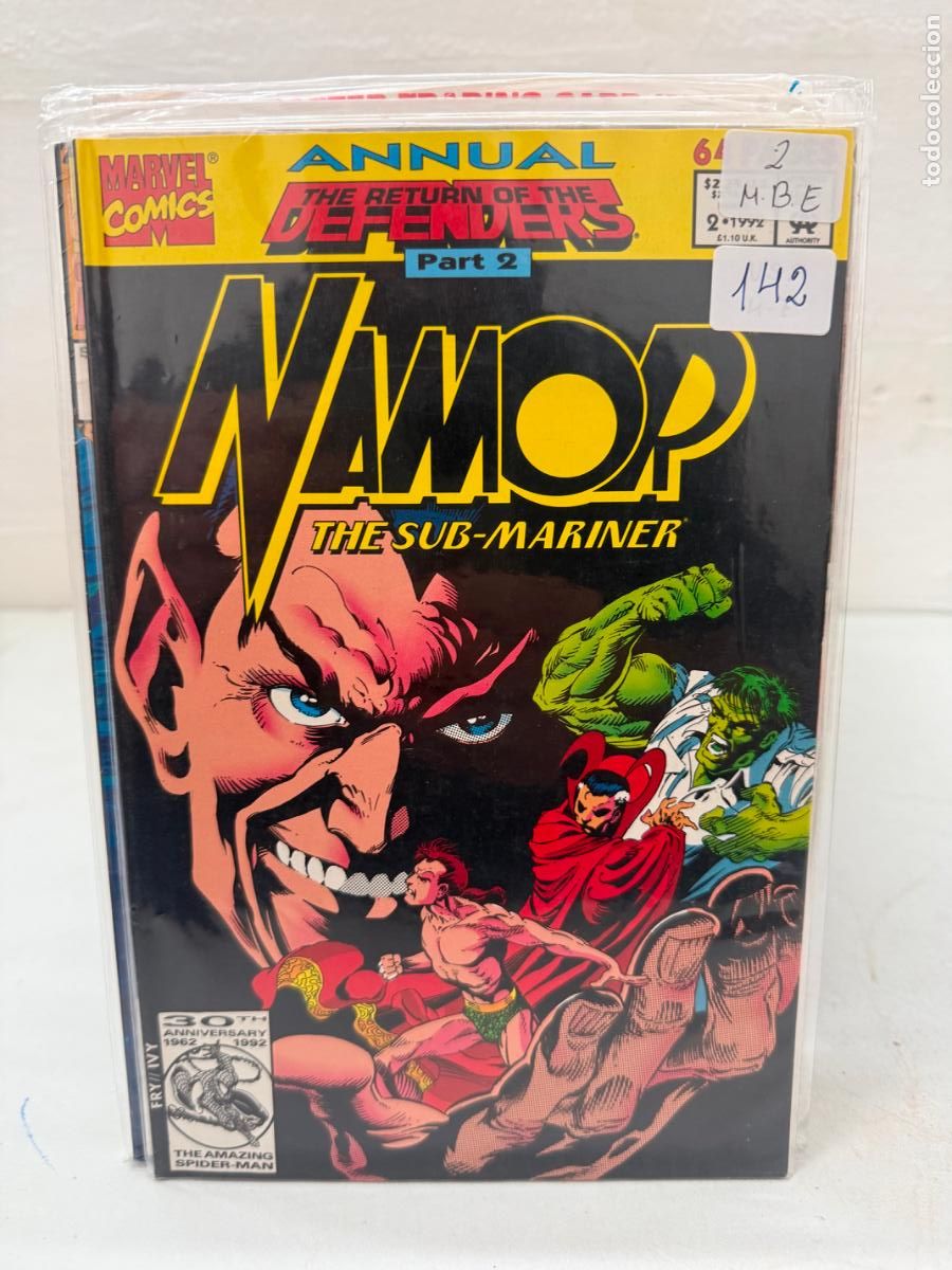 C&oacute;mics: NAMOR THE SUB-MARINER ANNUAL NUMERO 2 EN INGLES