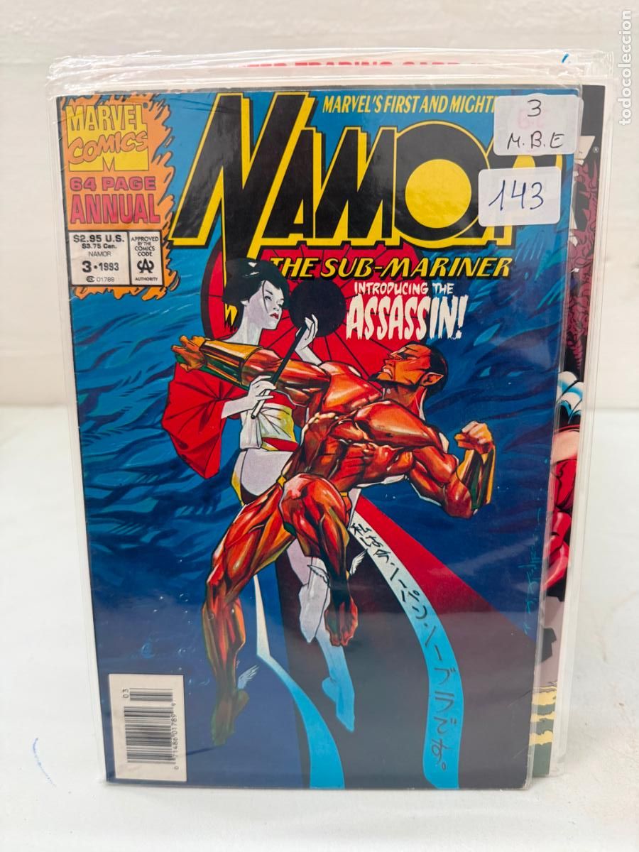 C&oacute;mics: NAMOR THE SUB-MARINER ANNUAL NUMERO 3 EN INGLES