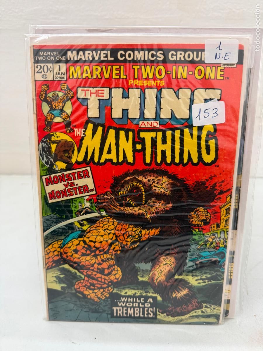 C&oacute;mics: THE THING AND THE MAN-THING NUMERO 1 EN INGLES