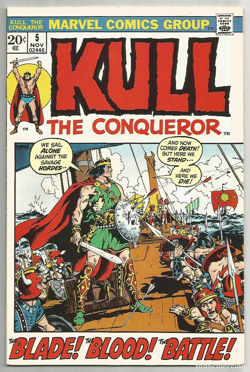 C&oacute;mics: KULL THE CONQUEROR (1971 1st Series) #5 VF/NM, MARVEL COMICS 1972