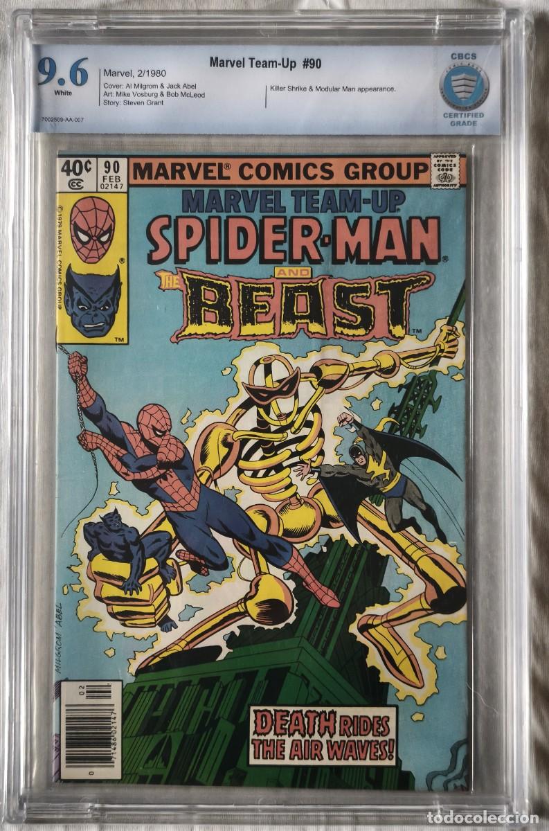 C&oacute;mics: Marvel Team-Up #90 - CBCS 9.6 Modular Man appearance - Foto 1